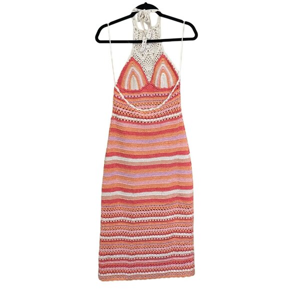 Ramy Brook $495 Amal Crochet Midi Dress Size Small NWT - Picture 7 of 10